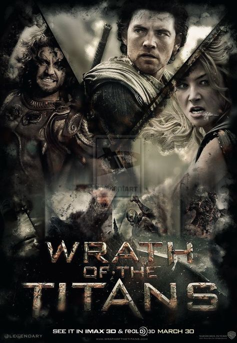 Wrath of the Titans (2012) Titans Poster, Wrath Of The Titans, Hollywood Action Movies, Hollywood Poster, Sam Worthington, Movie Nerd, Clash Of The Titans, Cinema Movie, Action Movie