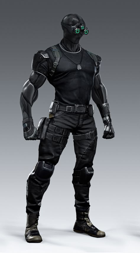 Black Military Uniform, Tactical Suit, Batman Concept, Superhero Stories, Super Suit, Power Armour, Iron Man Armor, Future Soldier, Super Soldier