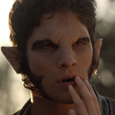 Teen Wolf Tattoo, Werewolf Ears, Werewolf Eyes, Tyler Posey Teen Wolf, Teen Wolf Werewolf, True Alpha, Wolf Tyler, Alpha Werewolf, Werewolf Aesthetic