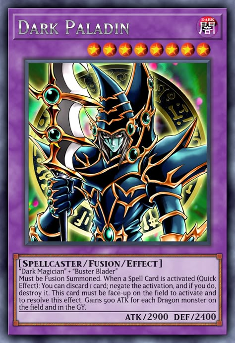 Yugioh Fusion, Dark Magician Cards, Dark Paladin, Dark Blade, Yugioh Dragon Cards, Yugioh Dragons, Yugioh Collection, Dark Magician Girl, Yugioh Monsters