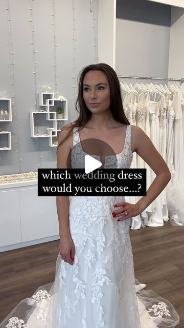 Marcella's Bridal on Instagram: "Which wedding dress would you choose… 1 or 2?✨

#weddingdresses #romanticweddingdresses #laceweddingdress #glamorousweddingdress #bride #brides #weddingdressshopping #bridal #modernbrides #spokanebride #bridalshop" Which Wedding Dress, Bride Inspiration, Wedding Dresses Romantic, Wedding Dress Shopping, Bridal Shop, 1 Or 2, You Choose, Wedding Dresses Lace, Wedding Dresses