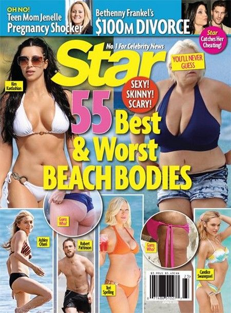 The 55 Best And Worst Celebrity Beach Bodies (Photo) Botched Plastic Surgery, Bobbi Kristina Brown, Bobbi Kristina, Brooke Burke, Roseanne Barr, Beach Bodies, Bethenny Frankel, Star Magazine, Queen Latifah