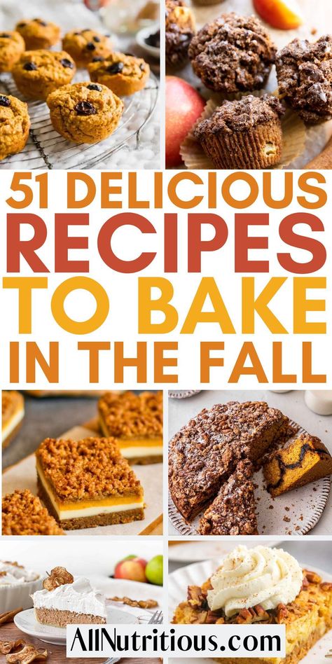 Cozy Fall Dessert Recipes, Cozy Deserts, Fall Desert Ideas Baking, Autumn Recipes Desserts, Autumn Deserts, Autumn Baking Recipes, Cozy Desserts, Autumn Dessert Recipes, Fall Desserts For A Crowd