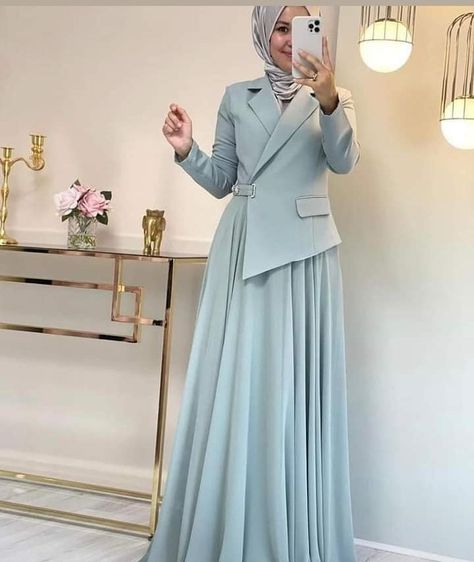 Summer Clothes For Women, Fashion Abaya, Islamic Fashion Dresses, V Model, Estilo Hijab, Abaya Hijab, Modest Dresses Fashion, Stile Hijab, Muslim Fashion Hijab Outfits