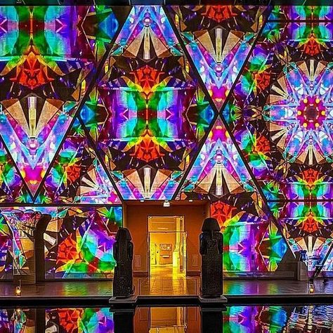 Special Events at The Met on Instagram: "Our very own Temple of Dendur was transformed into a kaleidoscope dream, 🔮reflecting our 25th Annual Art and Artists Gala celebrating The Met’s collection 🖼️ and the grand finale to our gala season! Decor production @vanwyckvanwyck A/V production: @r80_productions Catering services: @olivierchengcatering in collaboration with @chefjameskent Photographer: @bluspida and @apisukh #TheMet #MetSpecialEvents #ProjectionMapping #GalaSeason #ArtandArtistsGala" Kaleidoscope Event Decor, Temple Of Dendur, Season Decor, Projection Mapping, Catering Services, Special Events, Temple, Photographer, Celebrities