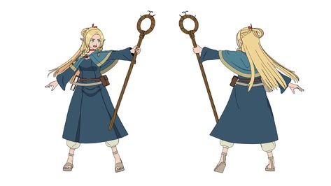 marcille pose reference i found online Marcelle Dungeon Meshi, Marcille Hairstyles, Delicious In Dungeon Marcille, Marcille Cosplay, Marcille Dungeon Meshi, Marcille Donato, Ren Faire Costume, Dungeon Meshi, Elf Clothes