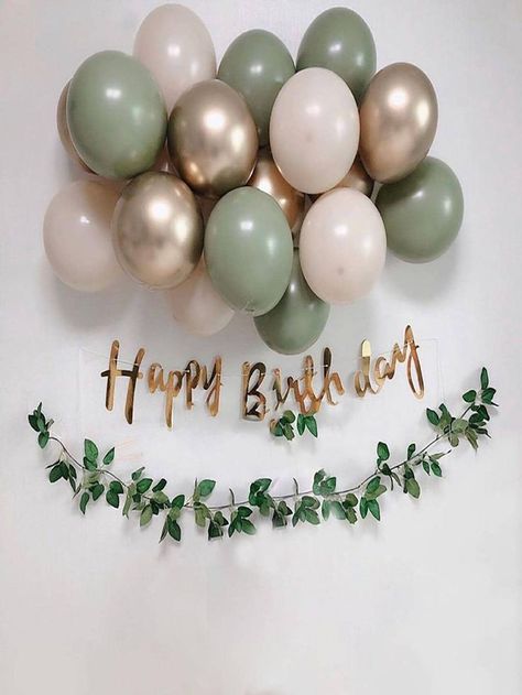 Jungle Birthday Party Decorations, Simple Birthday Party, Happy Birthday Decor, Diy Floral Decor, Baby Birthday Decorations, Jungle Birthday Party, Simple Birthday Decorations, Anniversary Decor, Birthday Party Decorations Diy