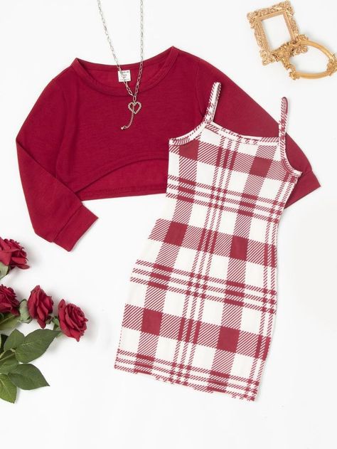 Cute Outfits With Cherry 11, Valentines Outfits For Teens, Cute Valentines Day Outfits For Teens, Christmas Outfits For Girls 10-12, Red Clothes Casual, Red Casual Outfit, Red And White Clothes, Red And White Outfit