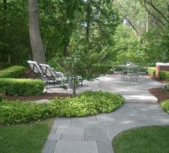 Lovely Easy Landscaping, Traditional Landscape, Patio Landscaping, Landscaping Tips, Ideas Pictures, Patio Stones, Landscape Projects, Ground Cover, Backyard Landscaping Designs