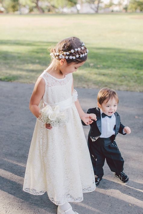 Dress For Success Ring Carrier, Photo Checklist, Curly Wedding Hair, Girls Magazine, Flower Girl Hairstyles, Mexican Wedding, Bridesmaid Flowers, Green Wedding Shoes, Ranch Wedding