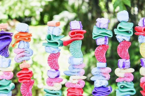 Mermaid Baby Shower Theme, Printable Birthday Games, Mermaid Themed Birthday Party, Little Mermaid Birthday Party, Candy Kabobs, Petal Cake, 50 Party, Birthday Party Ideas For Kids, Mermaid Diy