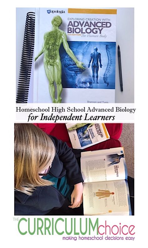 Homeschool High School Advanced Biology - The Curriculum Choice Homeschool High School Curriculum, Importance Of Time Management, Independent Study, High School Science, Homeschool High School, Learning Style, Inventors, Homeschool Science, Let Me Go