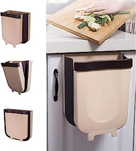 This trashcan is great for the kitchen/living space. Hooks over the cabinet doors and the sides of the dinet. Grocery bags fit it perfectly. Hanging Trash Can, Top Kitchen Gadgets, Bathroom Waste Basket, Drawer Bedroom, Car Bedroom, Folding Walls, Hanging Cabinet, Kitchen Cabinet Door, Kitchen Trash Cans