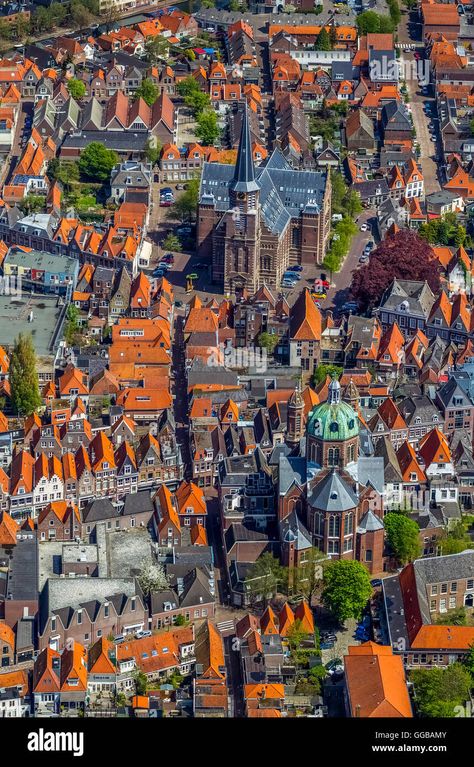 Download this stock image: Aerial view, Hoorn at the Markermeer, inland waters, Hoorn, North Holland, Netherlands, Europe, Aerial view, birds-eyes view, - GGBAMY from Alamy's library of millions of high resolution stock photos, illustrations and vectors. Netherlands Canals, Zaanse Schans Netherlands, Hoorn Netherlands, Volendam Netherlands, Holland America Westerdam, North Holland, Holland Netherlands, Image Processing, Birds Eye View