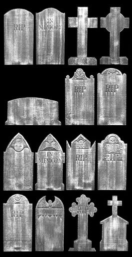 Gravestone types Grave Stone, Halloween Outside, Halloween Graveyard, Halloween Tombstones, Adornos Halloween, Halloween 2016, Halloween Yard, Theme Halloween, Halloween 2020