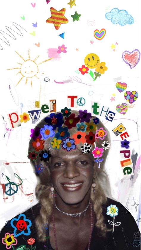 Marsha P Johnson, P Johnson, Protest Art, Bedroom Wall Collage, Amy Poehler, Riot Grrrl, 80s Cartoons, Picture Collage Wall, Power To The People