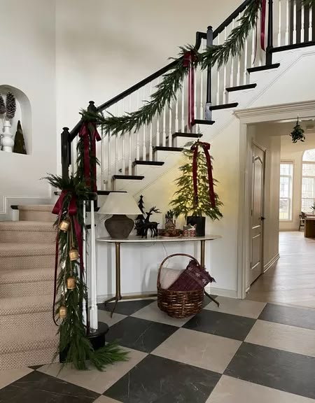 Delta Children Heartland 4-in-1 … curated on LTK Christmas Stairs, Christmas Staircase, Elegant Christmas Decor, Cozy Christmas Decor, Christmas Decor Inspiration, Classy Christmas, Christmas Interiors, Christmas Time Is Here, Delta Children