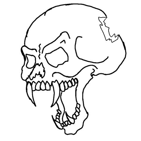 Skull Outline Tattoo, Skull Tattoo Outline, Skull Outline, Tattoo Black And White, Rose Sleeve, Skull Stencil, Romantic Drawing, Diy Kandi Bracelets, Outline Tattoo