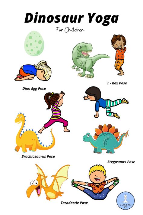 Dinosaur Gross Motor Preschool, Dinosaur Yoga Preschool, Dino Gross Motor Activities, Dinosaur Physical Activities Preschool, Dinosaur Yoga For Kids, Dragon Activities For Preschool, Preschool Yoga Activities, Dino Toddler Activities, Dinosaur Movement Activities