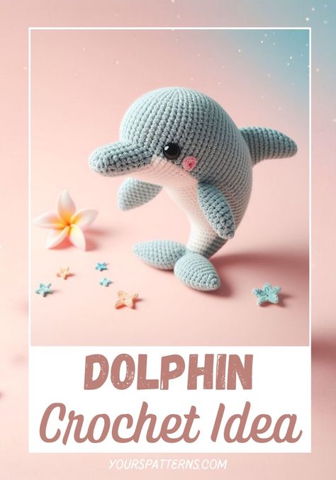 Crochet Dreamy Dolphin Amigurumi Free Crochet Dolphin Pattern, Free Dolphin Crochet Pattern, Crochet Dolphin Free Pattern Amigurumi, Dolphin Amigurumi Free Pattern, Crochet Dolphin Free Pattern, Free Amigurumi Patterns Animals, Crochet Dolphin Pattern, Dolphin Crochet Pattern, Amigurumi Dolphin