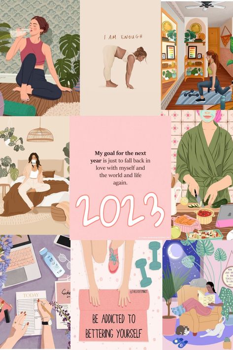 New year goals New year resolutions inspoboard new year aesthetic self care New me 2023 New Years Self Care, New Year Resolution Aesthetic, New Years Resolution Aesthetic, New Year New Me Aesthetic, Year Of Me, 2024 Resolutions, Goals New Year, New Years Goals, Aesthetic Self Care