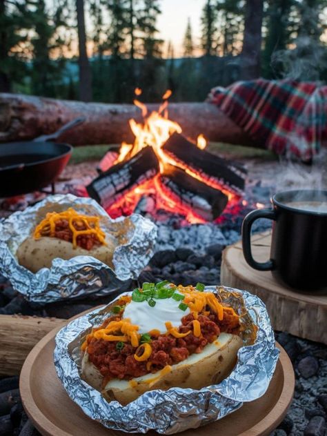 10 Mouthwatering Camping Meals Perfect for Van Life Camp Cooking Aesthetic, Tent Camping Meals, Van Life Meals, Camper Meals, Easy Camping Food, Camping Food Ideas, Camping Foods, Cooking Camping, Camp Food