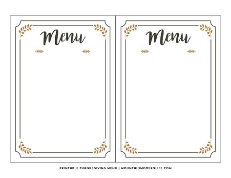 Free Printable Menu Template Room Surf Pertaining To Blank Dinner Menu Template - 10+ Professional Templates Ideas | 10+ Professional Templates Ideas Free Printable Menu Template, Free Printable Menu, Free Menu Templates, Diy Menu, Take Out Menu, Menu Card Design, Italian Party, Printable Menu Template, Menu Card Template