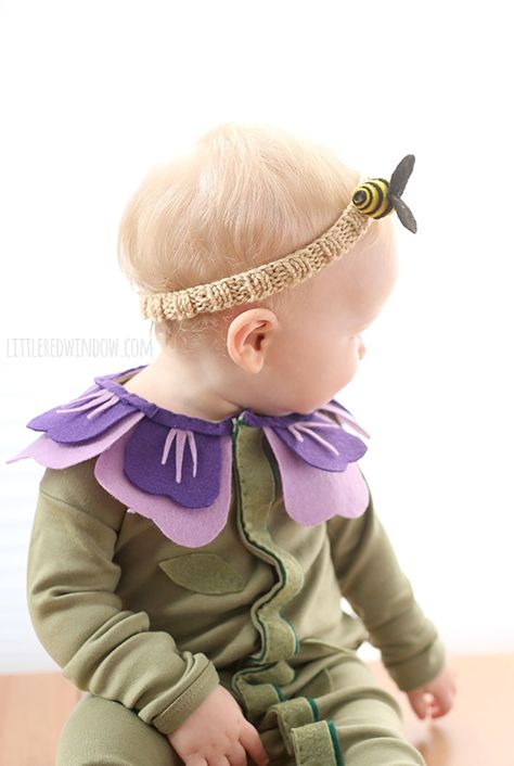 Diy Flower Costume, Flower Costume Diy, Bee Costume Diy, Diy Butterfly Costume, Flower Costume Kids, Bee Headband, Flower Species, Newborn Halloween Costumes, Newborn Flower