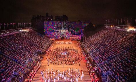 The Royal Edinburgh Military Tattoo | History of the Tattoo Edinburgh Tattoo, Edinburgh Military Tattoo, Military Tattoo, Color Television, History Tattoos, Scotland History, Military Tattoos, International Festival, Our Story