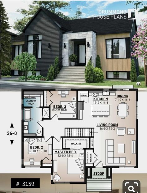 Floorplan 3 Bedrooms, 3 Bedroom Scandinavian House, House Layout Plans 1 Story, 3 Bedroom 1 Bathroom House Plans, 1400 Sq Ft House Plans 2 Story, Scandinavian House Layout, Scandinavian Style House Exterior, Scandinavian Style Exterior, Bloxburg House Ideas 1 Story Layout 3 Bedrooms