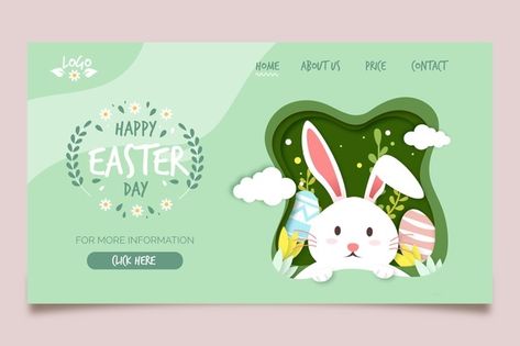 Easter Event Poster, Easter Campaign, Graphic Portfolio, Website Graphics, Easter Banner, Ppt Design, Landing Page Template, Typography Layout, Easter Sale