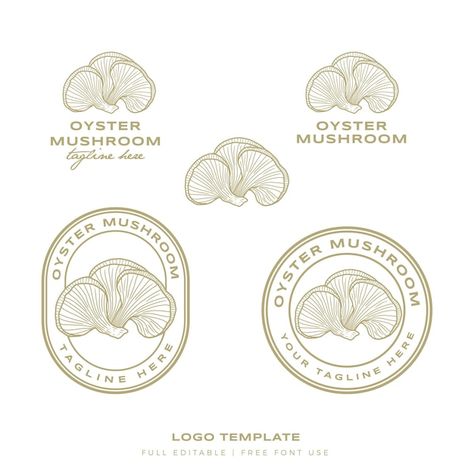 Mushroom Logo Ideas, Mushroom Branding, Underground Forest, Iced Tea Brands, Mushroom Icon, Mushroom Logo, Earthy Branding, Mushroom Farm, Organic Branding