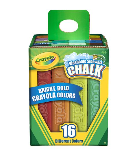 Crayola Crayon Colors, Crayola Chalk, Toddler Crayons, Art Supply Stores, Crayola Crayons, Sidewalk Chalk, Sewing Art, Outdoor Art, Painting Supplies