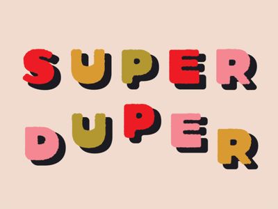 SuperDuper vintage seventy lopsided rounded block layered floating shadow Create Stickers, Caption Ideas, Beautiful Lettering, Big Mood, Quotes Thoughts, Print Ideas, Types Of Lettering, Girly Quotes, Happy Words