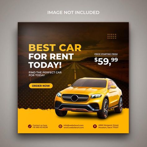 Transport Poster Design, Car Flyer Design, Car Insurance Ad, Insurance Ads, Car Advertising Design, Automobile Advertising, Social Media Ads, Social Media Advertising Design, Social Media Poster