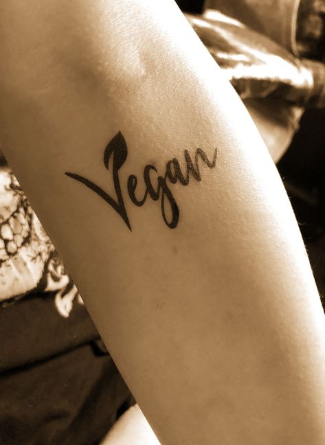 Vegetarian Tattoo, Vegan Tattoos, Tattoo Store, World Famous Tattoo Ink, Organic Tattoo, Vegan Tattoo, Quote Tattoos, Finger Tattoo Designs, Famous Tattoos