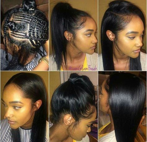 3 part sew in Versatile Sew In Weave Hairstyles, Versatile Sew In Weave, Sew In Braid Pattern, Versatile Sew In, Sew In Weave Hairstyles, Sew In Braids, Sew In Hairstyles, Sew In Weave, Hair Laid