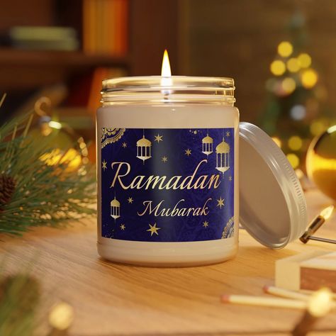 Ramadan Kareem Candle, Scented Ramadan Candle, Ramadan Mubarak Candle Design, Table Decor Ramadan Kareem, 9 Oz Jar Ramadan Candle Decoration - Etsy Ramadan Candles, Islamic Candles, Candle Decoration, Candle Design, Design Table, Ramadan Mubarak, Ramadan Kareem, Scented Candles, Table Decor