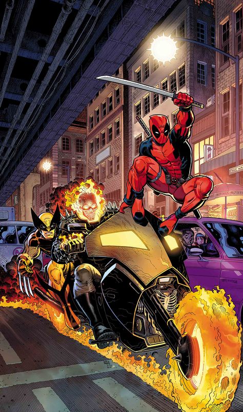 Arthur Adams, Ghost Rider Wallpaper, Robert E Howard, Marvel Wolverine, Oxford City, Deadpool Art, Deadpool Comic, Deadpool Wallpaper, Dead Pool