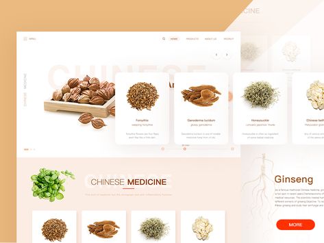 Chinese herbal medicine concept website design Medicine Packaging, Chinese Herbal Medicine, Chinese Aesthetic, Aesthetic Medicine, Design Your Life, Emergency Department, Web Layout Design, Creative Packaging Design, Creative Packaging