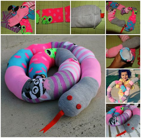 Mila's Sock Snake | The Stitching Scientist #socksnake #softie #diy #craft Sock Snake, Diy Sock Toys, Gratis Printables, Sock Dolls, Monkey Stuffed Animal, Sock Toys, Diy Socks, Sock Crafts, Sewing Projects For Kids