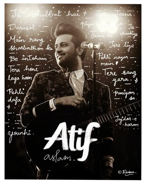 Atif Aslam Wallpapers, Atif Aslam Hd Photos, Atif Aslam Aesthetic, Bollywood Singers, Pakistani Music, Best Music Artists, Drawings For Boyfriend, Cage The Elephant, Open Mic