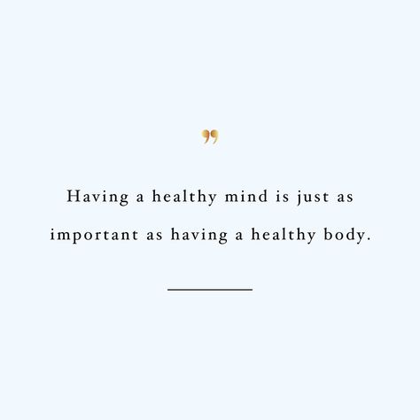 Healthy mind healthy body! Browse our collection of inspirational exercise and healthy lifestyle quotes and get instant fitness and self-care motivation. Stay focused and get fit, healthy and happy! https://www.spotebi.com/workout-motivation/healthy-mind-healthy-body/ Healthy Mind Quotes, Healthy Motivation Quotes, Healthy Affirmations, Safe Quotes, Healthy Lifestyle Motivation Quotes, Health Lifestyle Quotes, Body Quotes, Focus Quotes, Therapy Quotes