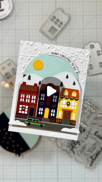 Ralph Tyndall Designs on Instagram: "Is it too soon to declare a favorite Christmas card of the season…? Because this one might be it! I knew I needed this die set from the moment I laid eyes on it. How fun is this interactive card?? #asmr #cardmaking #crafting #diy #crafts #christmas #christmascrafts #papercraft #christmascard #dudescrafttoo #handmade" Interactive Christmas Cards, Interactive Card, Glowforge Projects, Last Holiday, Holiday Tags, Interactive Cards, November 9, Supply List, Diy Christmas Cards