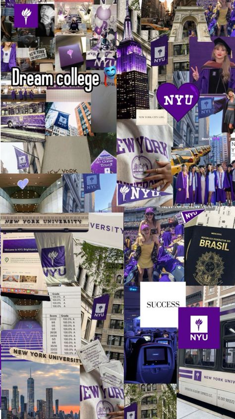 New York Life Aesthetic, Nyu University, Nyu Campus, Nyu Stern, Spiritual Vision Board, University Inspiration, New York Dream, Bed Party, Dream University