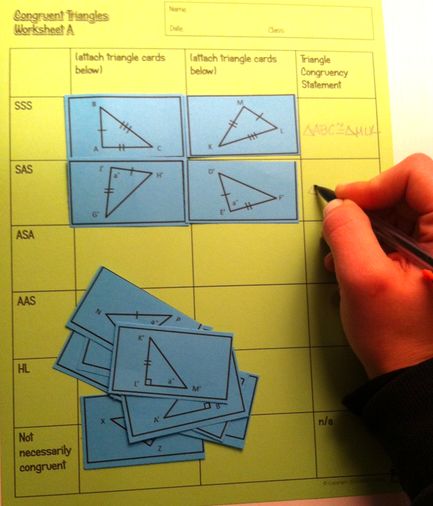 Triangle Activities, Similar Triangles Project, Congruent Triangles Project, Similar Triangles Activity, Congruence Of Triangles, Congruent Triangles, Congruency Of Triangles, Triangle Congruence, Triangle Math