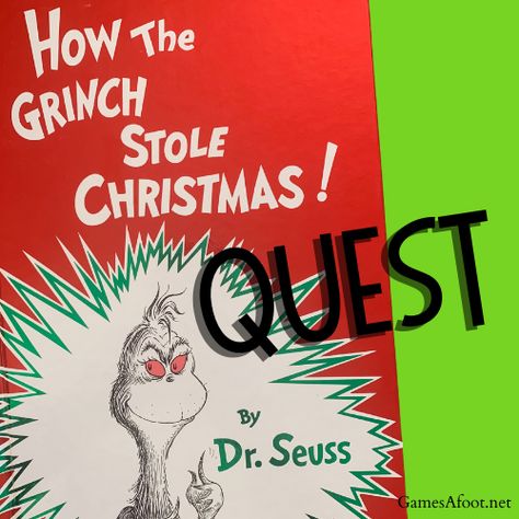 Grinch Day Upper Elementary, Grinch Escape Room Ideas, Christmas Escape Room Puzzles, Grinch Left Right Christmas Game, Grinch Escape Room, Grinch Scavenger Hunt, Christmas Escape Room For Adults, Grinch Party Games, Grinch Christmas Games