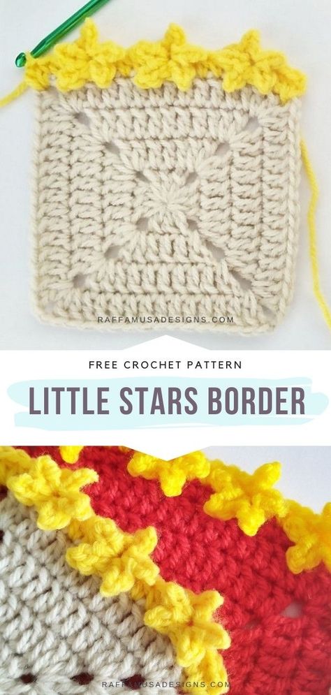 Crochet Star Edging, Star Crochet Border, Cool Crochet Borders, Crochet Blanket Edges Ideas Free Pattern, Circle Blanket Crochet Pattern, Crochet Border Stitches, Crochet Stars Pattern Free, Star Crochet Pattern Free, Crochet Blanket Borders Free Pattern