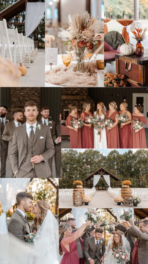 Cinnamon rose, brown rustic boho fall wedding Boho Fall Wedding, Cinnamon Rose, Wedding Collage, Rustic Boho, Boho Fall, Wedding Pictures, Fall Wedding, Cinnamon, Collage