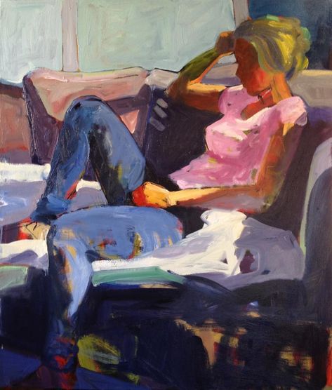 Melinda Cootsona, Abstract Figures, Figurative Kunst, Richard Diebenkorn, Figurative Artwork, Figurative Artists, Artist Interview, Abstract Portrait, Figurative Art